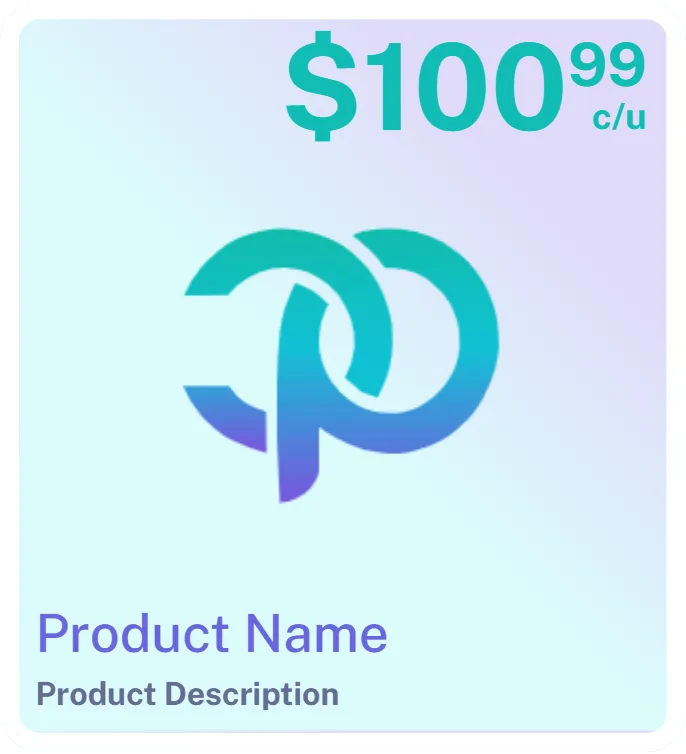 Product card example