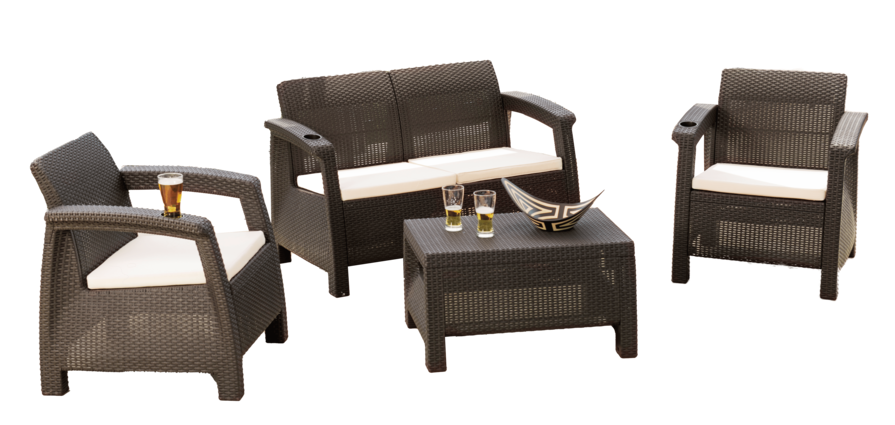 Plastic Chair with table